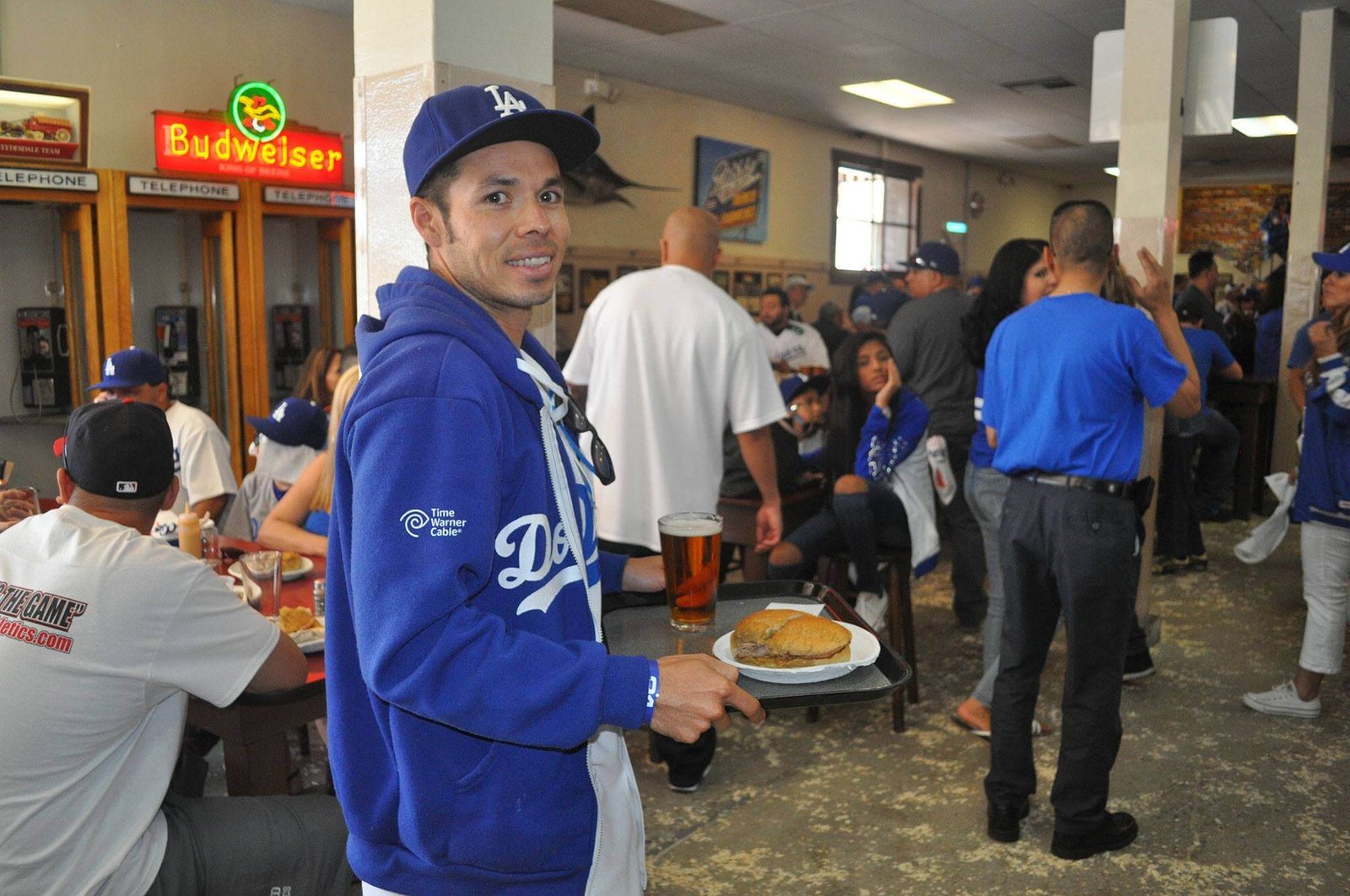 Watch Dodger Games at Philippe's